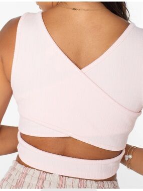 **Black, Roxy Good Keepsake Cross-back Crop Top